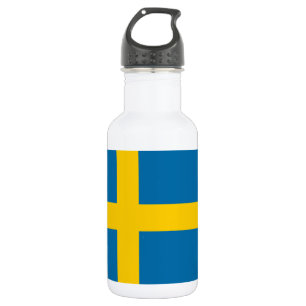 Vlag van Zweden Waterfles