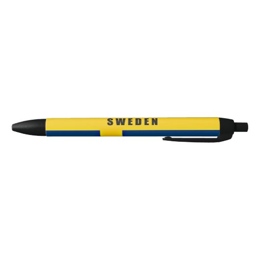 Vlag van Zweden Zwarte Inkt Pen (Bodem)