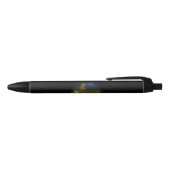 Vlag van Zweden Zwarte Inkt Pen (Bovenkant)