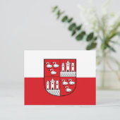 Vlag van Zwickau, Duitsland Briefkaart (Staand voorkant)