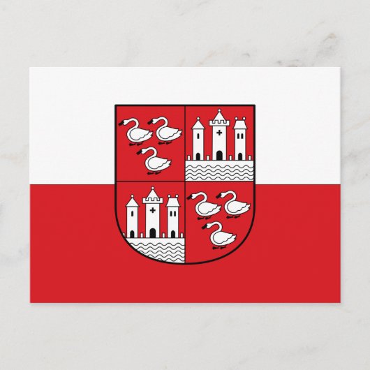 Vlag van Zwickau, Duitsland Briefkaart (Voorkant)