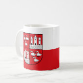 Vlag van Zwickau, Duitsland Koffiemok (Voorkant links)