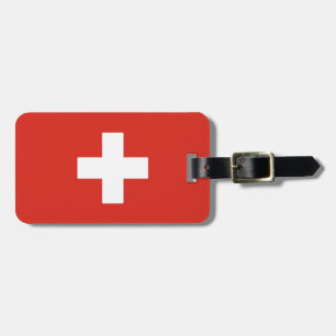 Vlag van Zwitserland Bagagelabel