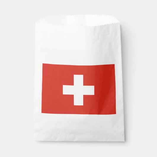 Vlag van Zwitserland Bedankzakje (Voorkant)