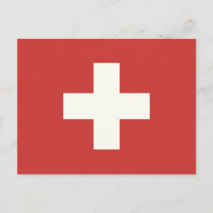 Vlag van Zwitserland Briefkaart
