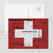 VLAG VAN ZWITSERLAND BRIEFKAART (Voorkant / Achterkant)