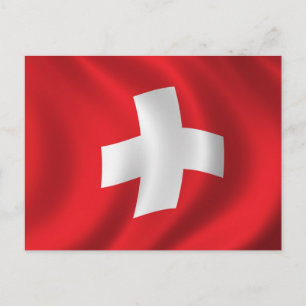 Vlag van Zwitserland Briefkaart