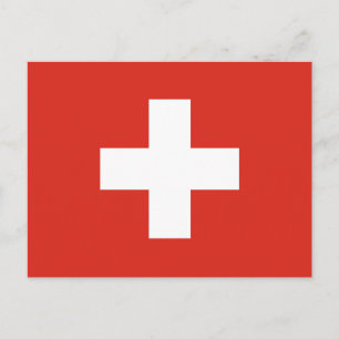 Vlag van Zwitserland Briefkaart