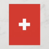 Vlag van Zwitserland Briefkaart (Voorkant)