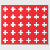 Vlag van Zwitserland Cadeaupapier (Vlak)