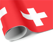 Vlag van Zwitserland Cadeaupapier (Rol Hoek)