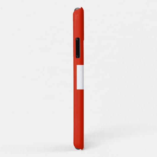 Vlag van Zwitserland Case-Mate iPhone Case (Achterkant/rechts)