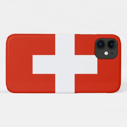Vlag van Zwitserland Case-Mate iPhone Case (Achterkant (horizontaal))