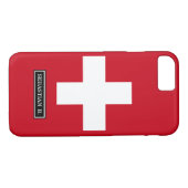 Vlag van Zwitserland Case-Mate iPhone Case (Achterkant (Horizontaal))