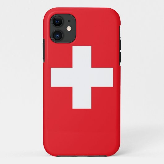 Vlag van Zwitserland Case-Mate iPhone Case (Achterkant)
