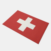 Vlag van Zwitserland Deurmat (Schuin)
