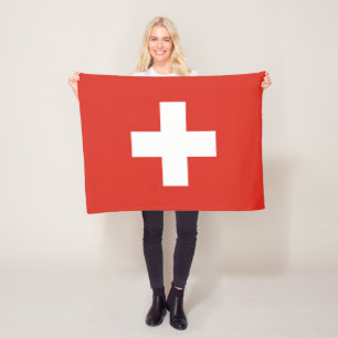Vlag van Zwitserland Fleece Deken