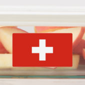 Vlag van Zwitserland Labels (Aangebracht)