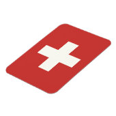 Vlag van Zwitserland Magneet (Linkerzijde)