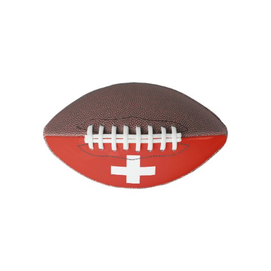Vlag van Zwitserland Mini Football (Voorkant)