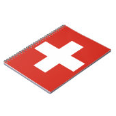 Vlag van Zwitserland Notitieboek (Linkerzijde)