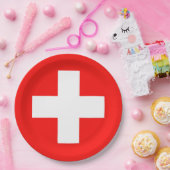 Vlag van Zwitserland Papieren Bordje (Feest)