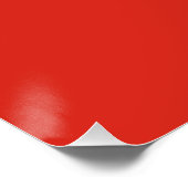 Vlag van Zwitserland Perfect Poster (Hoek)