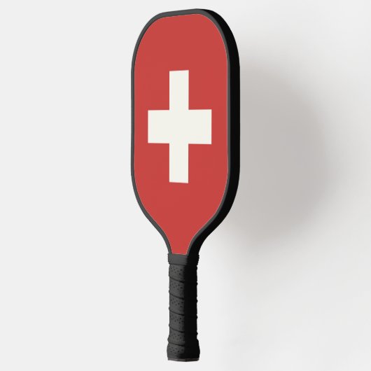 Vlag van Zwitserland Pickleball Paddle (Links)