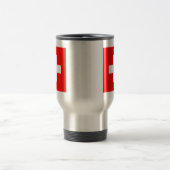 Vlag van Zwitserland Reisbeker (Center)