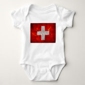 Vlag van Zwitserland Romper (Voorkant)