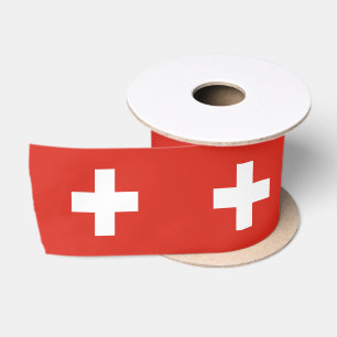 Vlag van Zwitserland Satijnen Lint