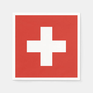 Vlag van Zwitserland Servetten
