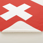 Vlag van Zwitserland Sherpa Deken (3/4)