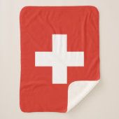 Vlag van Zwitserland Sherpa Deken (Voorkant)