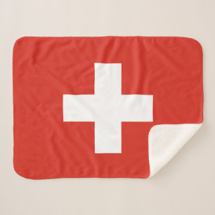 Vlag van Zwitserland Sherpa Deken