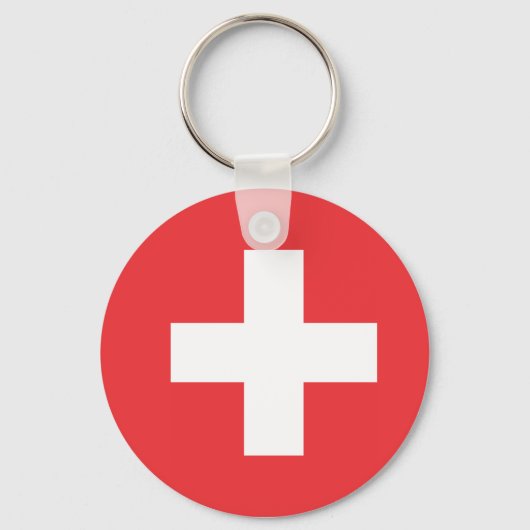 Vlag van Zwitserland Sleutelhanger (Voorkant)