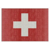 Vlag van Zwitserland Snijplank (Voorkant)