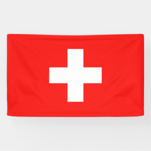 Vlag van Zwitserland Spandoek