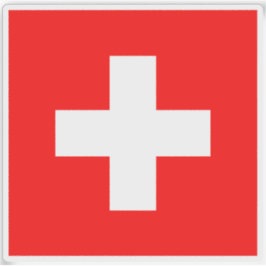 Vlag van Zwitserland Sticker