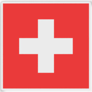 Vlag van Zwitserland Sticker