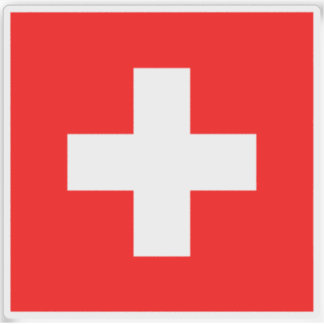 Vlag van Zwitserland Sticker