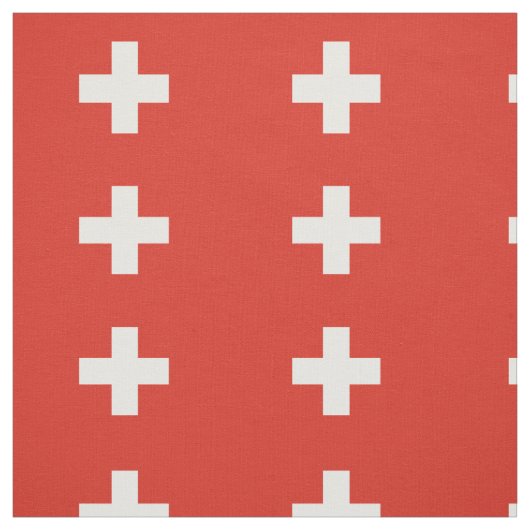 Vlag van Zwitserland Stof (Swatch)