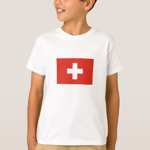 Vlag van Zwitserland T-shirt