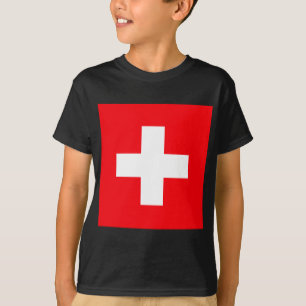 Vlag van Zwitserland T-shirt