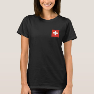 Vlag van Zwitserland T-shirt