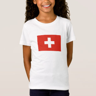 Vlag van Zwitserland T-shirt