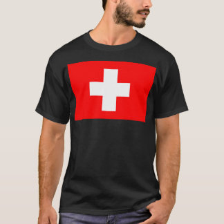 Vlag van Zwitserland T-shirt