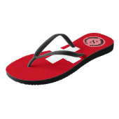 Vlag van Zwitserland Teenslippers (Schuin)