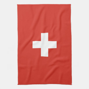 Vlag van Zwitserland Theedoek