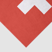 Vlag van Zwitserland Tissuepapier (Detail)